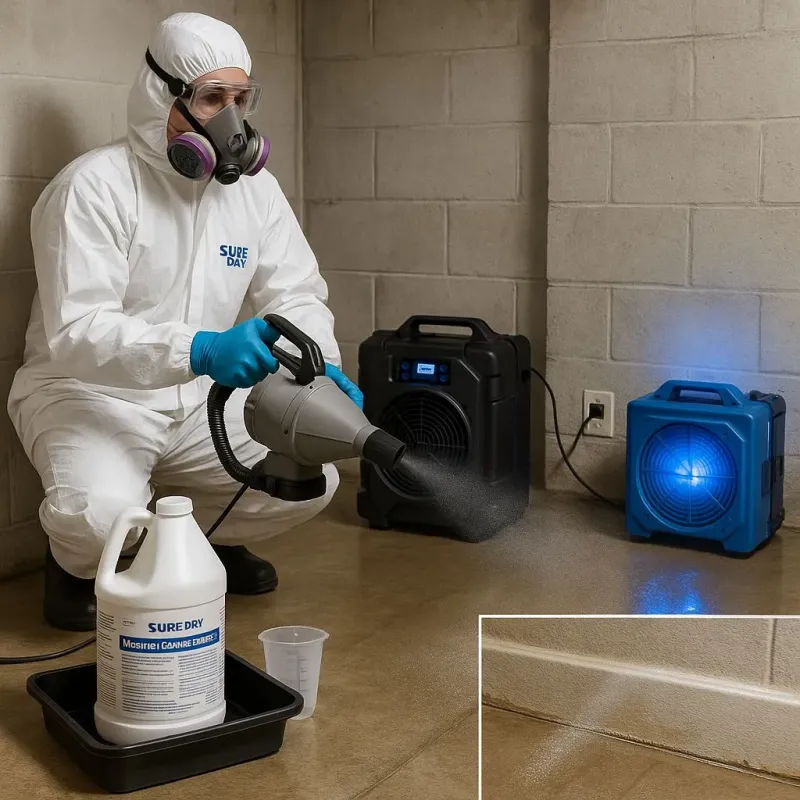 Sanitization and Odor Removal process in Orange City, IA